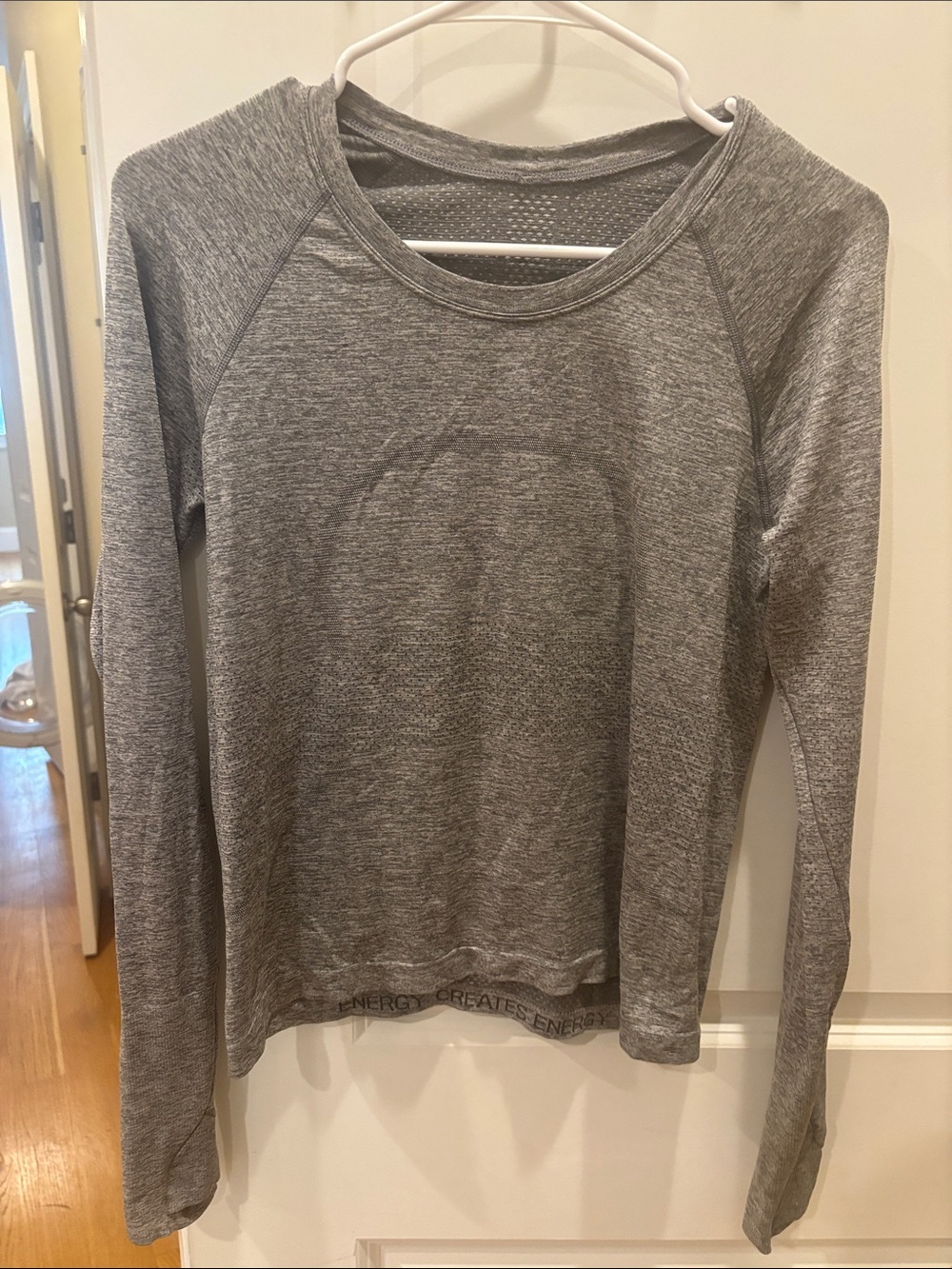 lululemon athletica Heather Gray Long-Sleeve Crew Sweatshirt